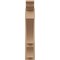 Ekena Millwork 6-in W x 26-in D x 32-in H Balboa Trad Rough Cedar Woodgrain TimberThane Outlooker, Primed Tan OUTUR060X26X32BOA04RCPR - alternate 4